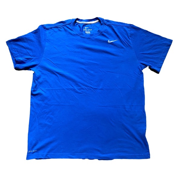 VINTAGE NIKE DRY FIT TEES x3  black blue and red - Picture 2 of 3